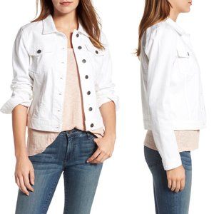 Kut from the Kloth White Helena Denim Jacket S